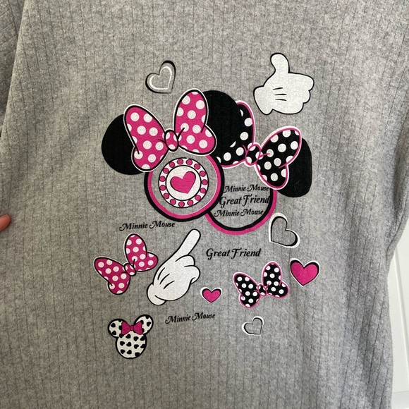 EUC | Unbranded women’s Minnie Mouse warm sleepwear top‎ — XL - Picture 2 of 7